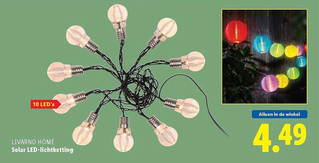 LIVARNO HOME Solar LED-lichtketting
