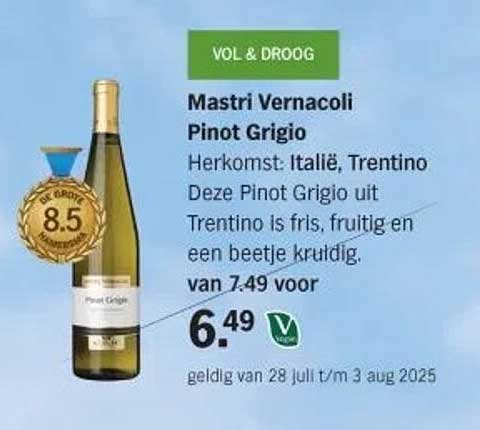 Mastri Vernacoli Pinot Grigio