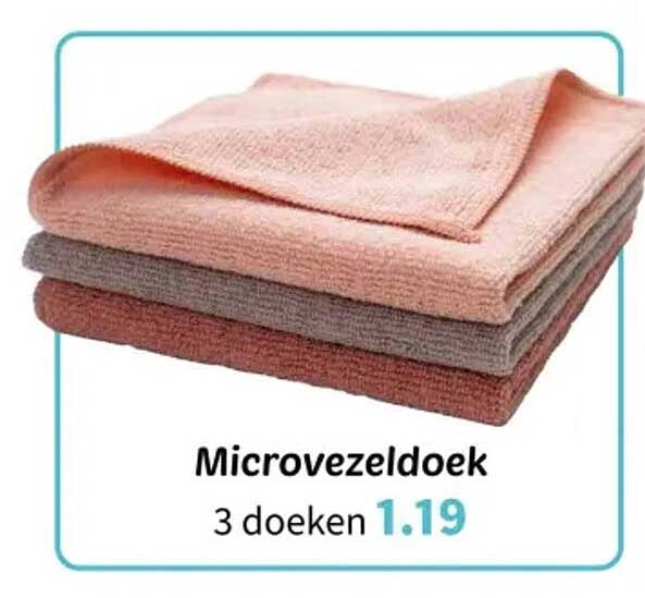 Microvezeldoek 3 doeken 1.19