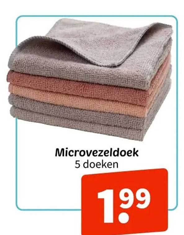 Microvezeldoek 5 doeken