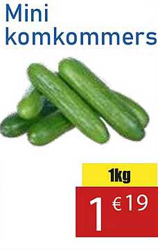 Mini komkommers