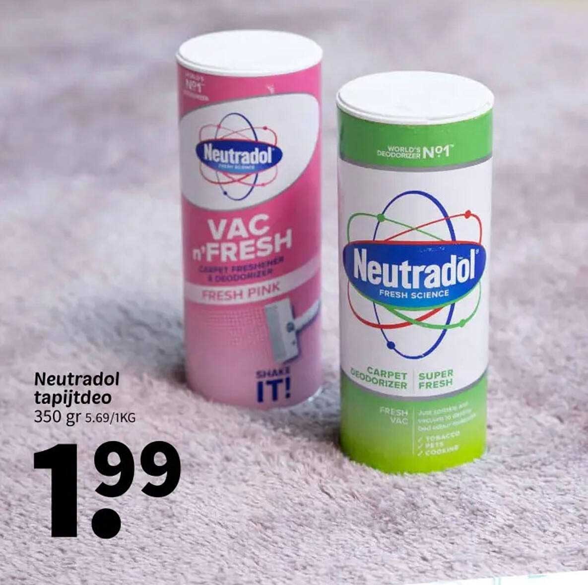 Neutradol tapijtdeodorizer 350 gr