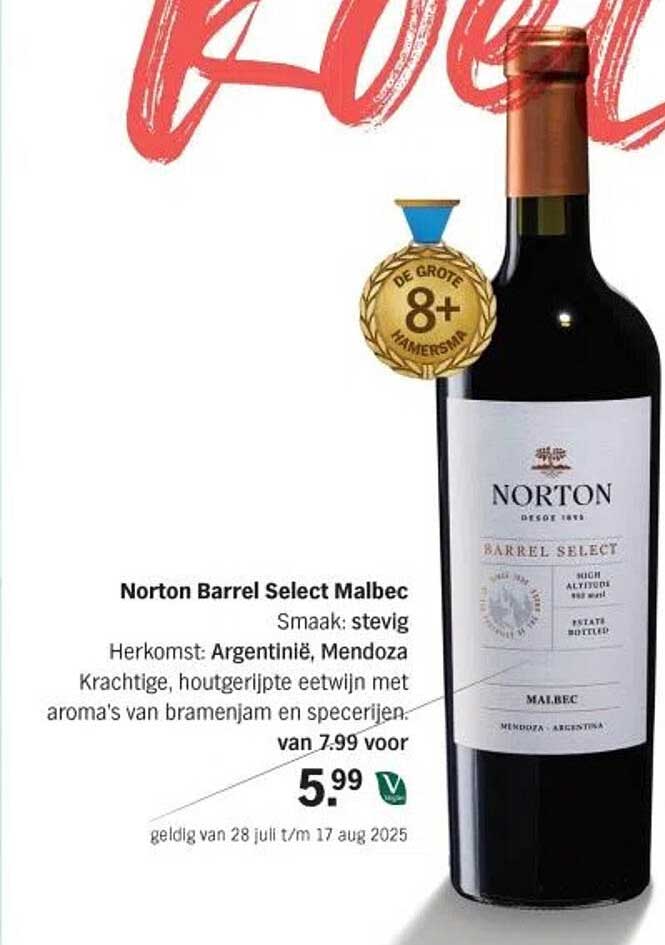 Norton Barrel Select Malbec