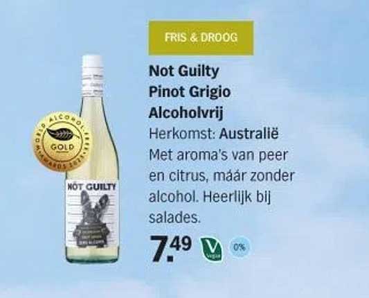 Not Guilty Pinot Grigio Alcoholvrij
