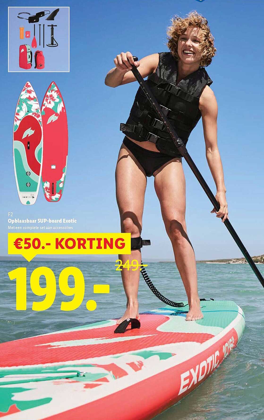 Opblaasbaar SUP-board Exotic