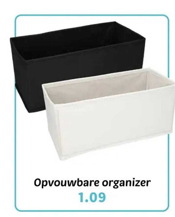 Opvouwbare organizer