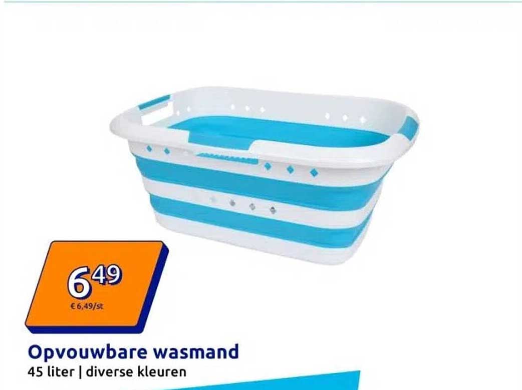 Opvouwbare wasmand