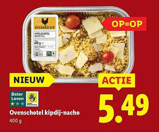 Ovenschotel kipdij-nacho