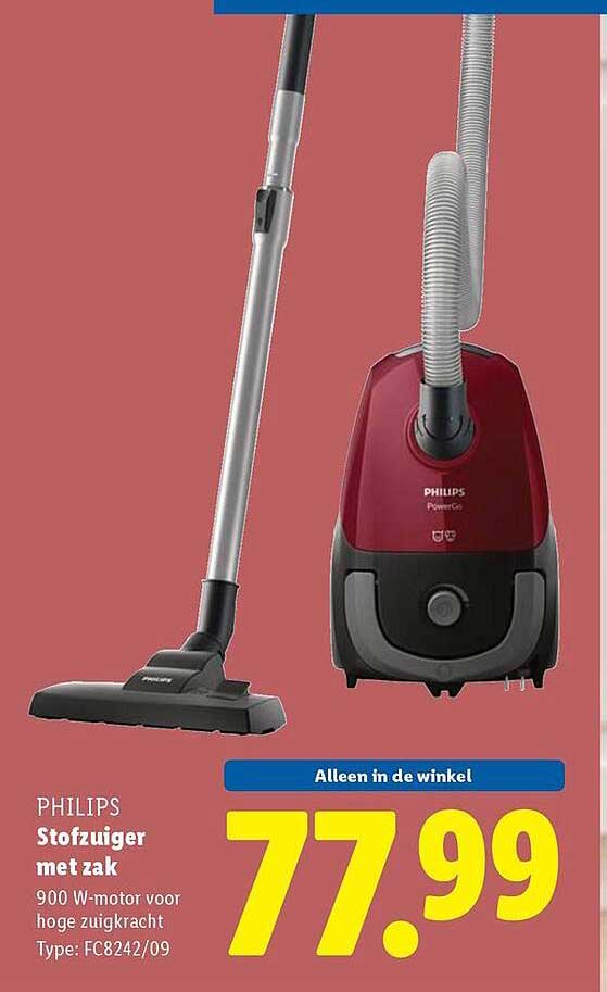 PHILIPS Stofzuiger met zak