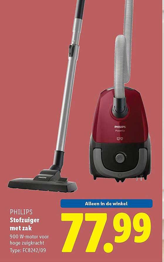 PHILIPS Stofzuiger met zak
