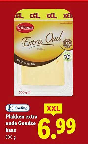Plakken extra oude Goudse kaas