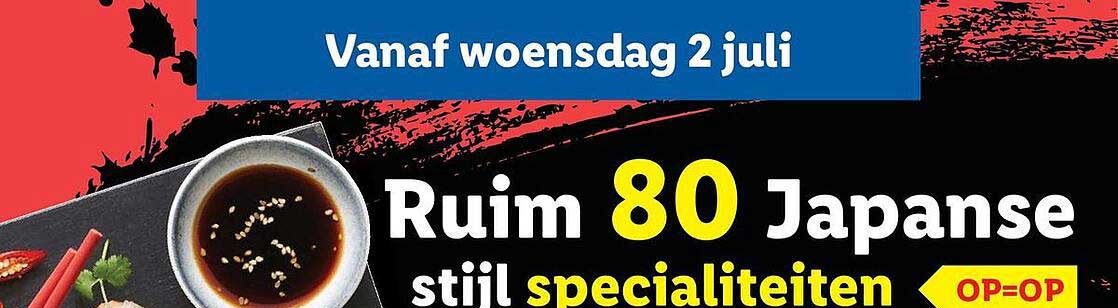 Ruim 80 Japanse stijl specialiteiten