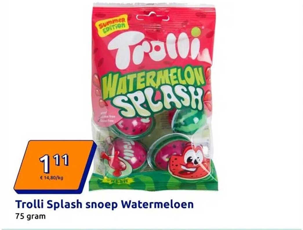 Trolli Splash snoep Watermelon
