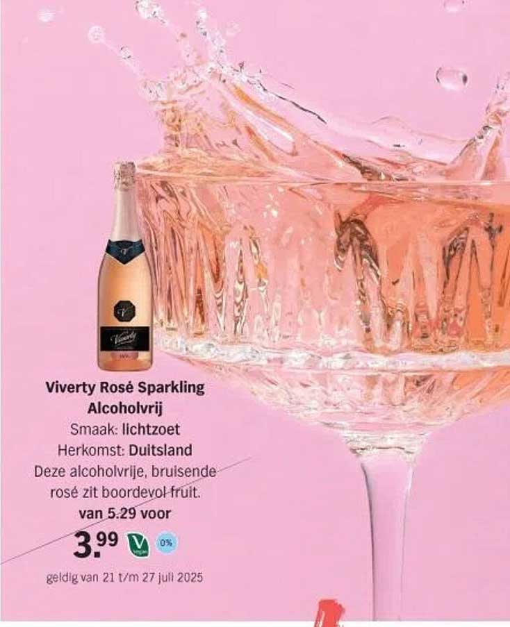 Viverity Rosé Sparkling Alcoholvrij