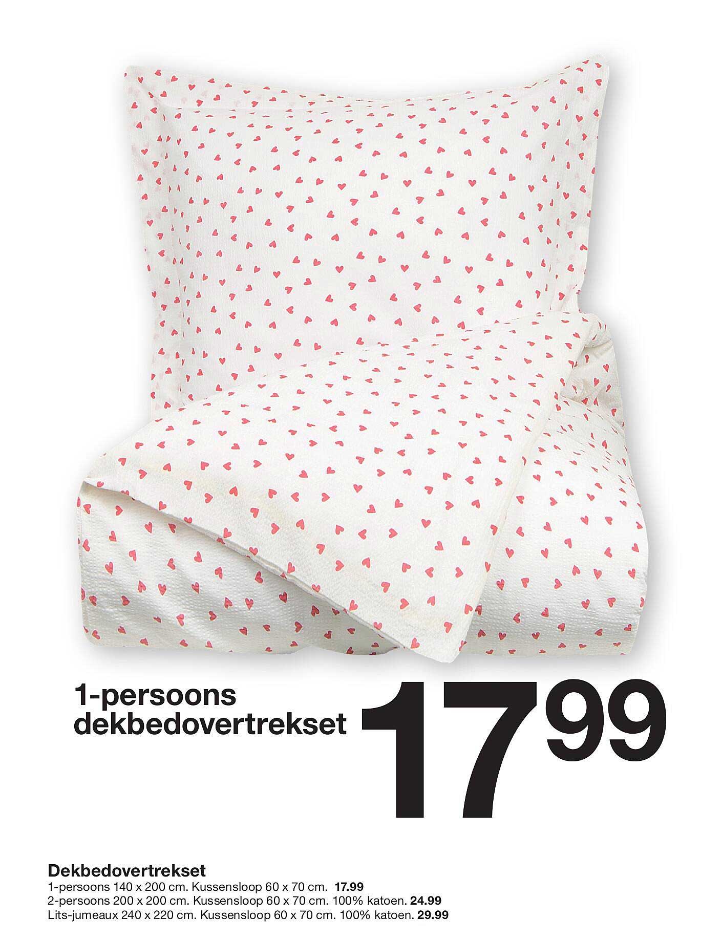 1-persoons dekbedovertekset