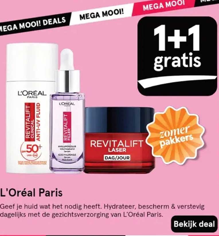 1+1 gratis L'Oréal Paris