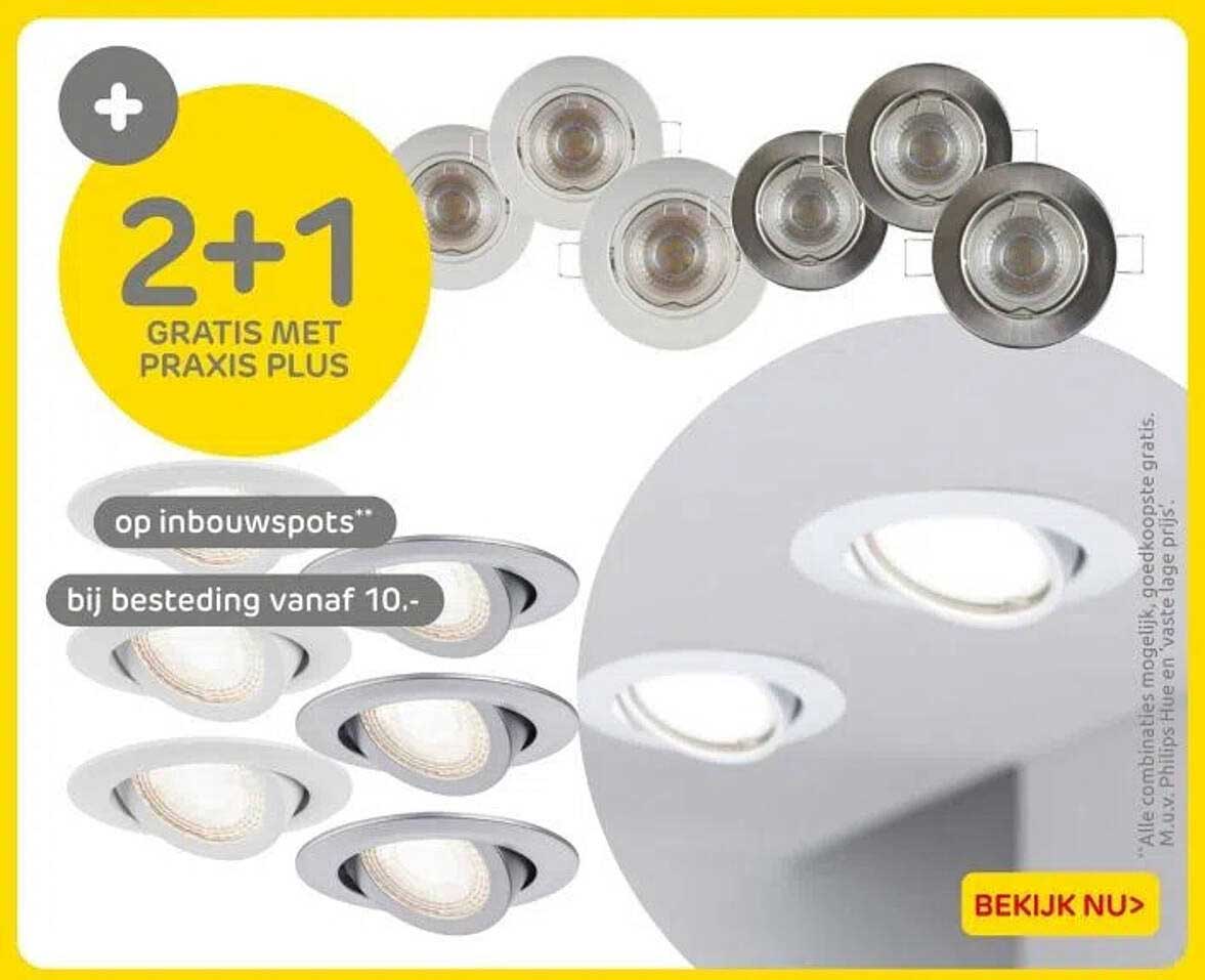 2 + 1 GRATIS MET PRAXIS PLUS