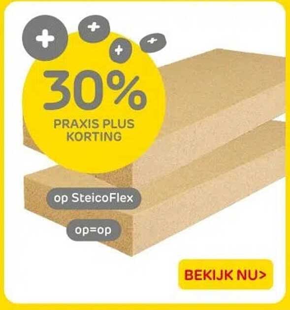 30% PRAKIS PLUS KORTING op SteicoFlex