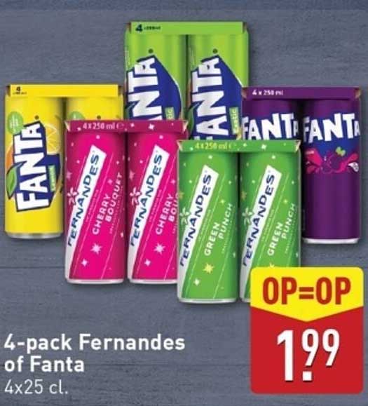 4-pack Fernandes of Fanta