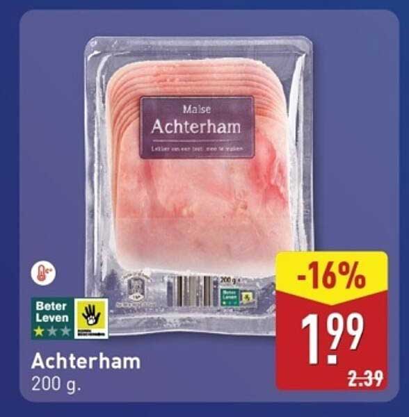 Achterham 200 g.