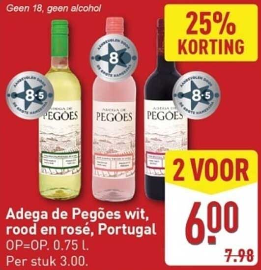 Adega de Pegões wit, rood en rosé, Portugal