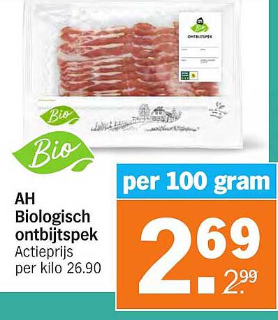 AH Biologisch ontbijtspek