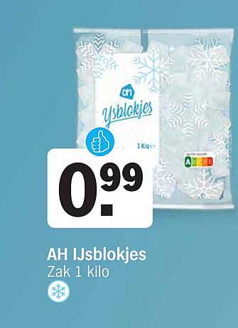 AH IJsblokjes Zak 1 kilo
