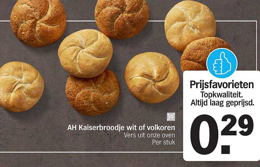 AH Kaiserbroodje wit of volkoren