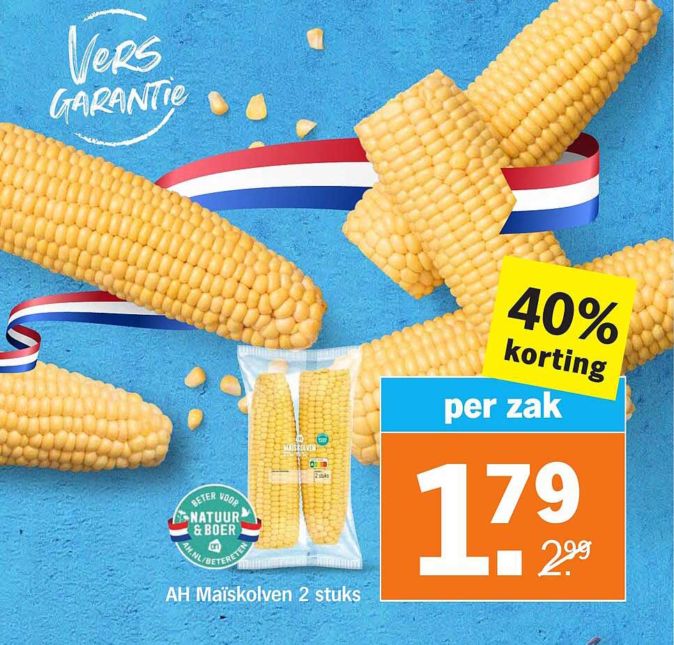 AH Maïskolven 2 stuks