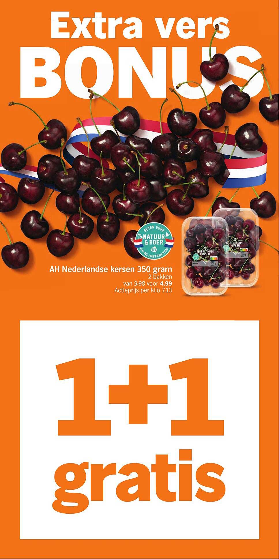 AH Nederlandse kersen 350 gram