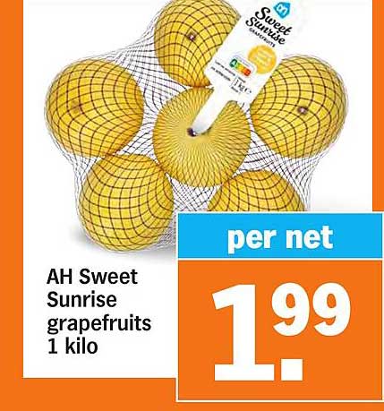 AH Sweet Sunrise grapefruits 1 kilo