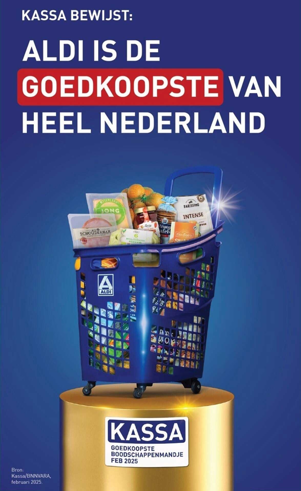 ALDI IS DE GOEDKOOPSTE VAN HEEL NEDERLAND