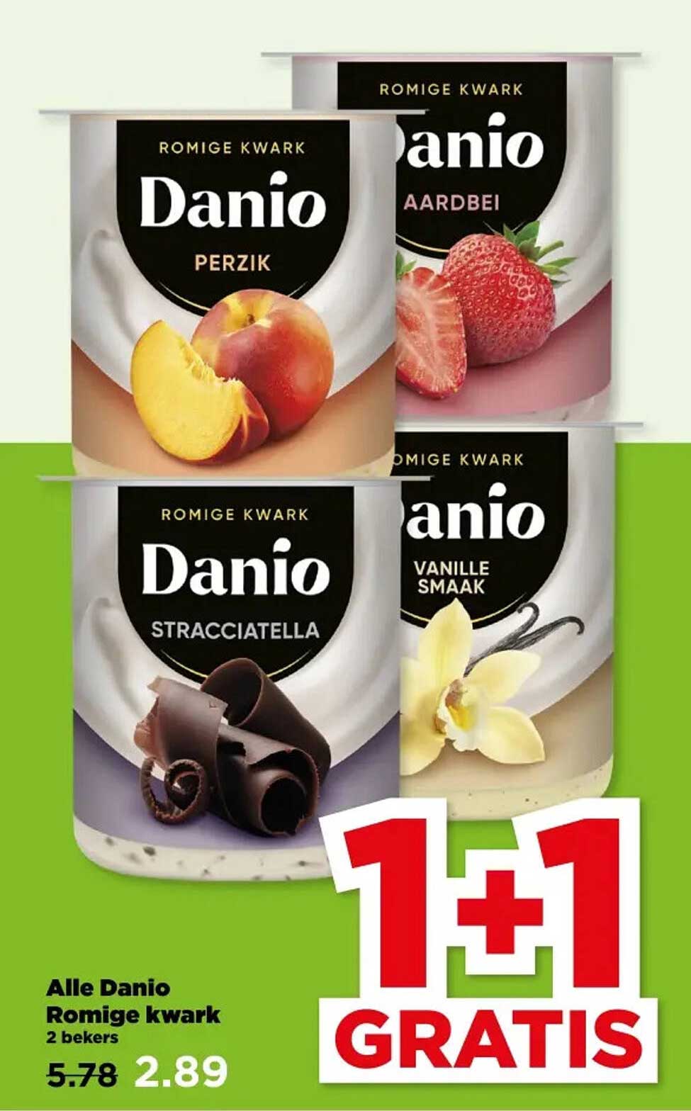 Alle Danio Romige kwark 2 bekers