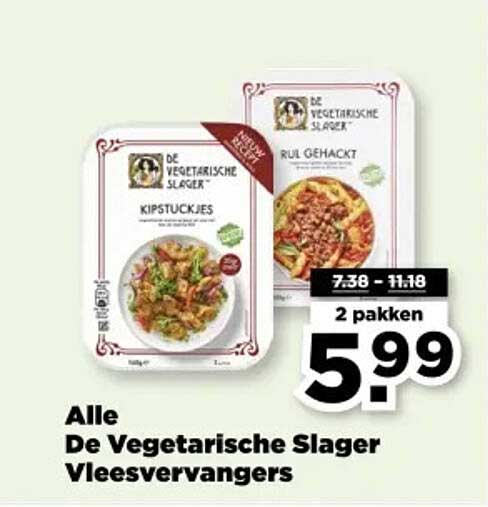 Alle De Vegetarische Slager Vleesvervangers
