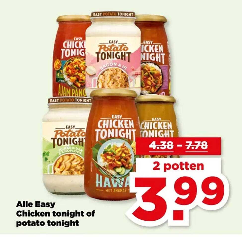 Alle Easy Chicken tonight of potato tonight