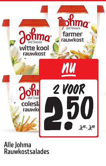 Alle Johma Rauwkostsalades