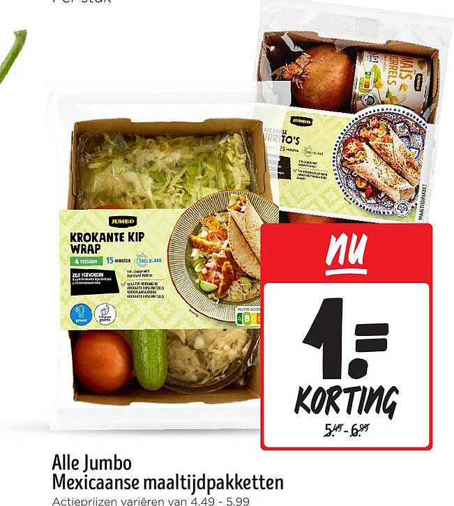 Alle Jumbo Mexicaanse maaltijdpakketten