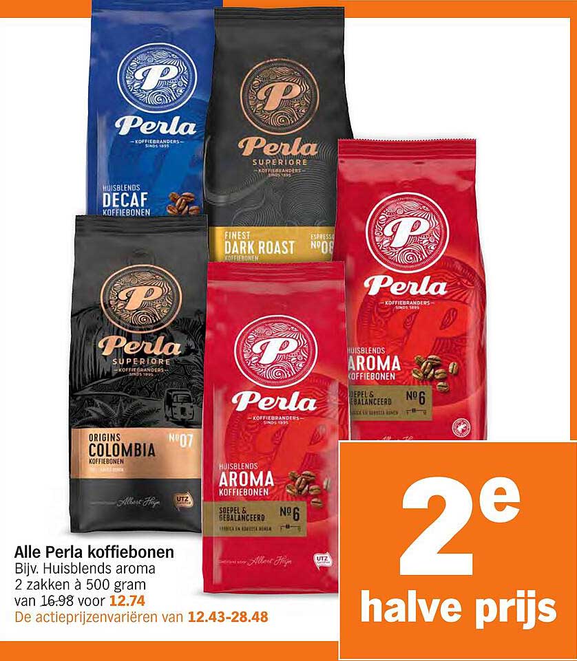 Alle Perla koffiebonen