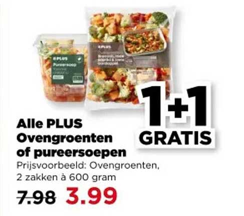 Alle PLUS Ovengroenten of puersoepen