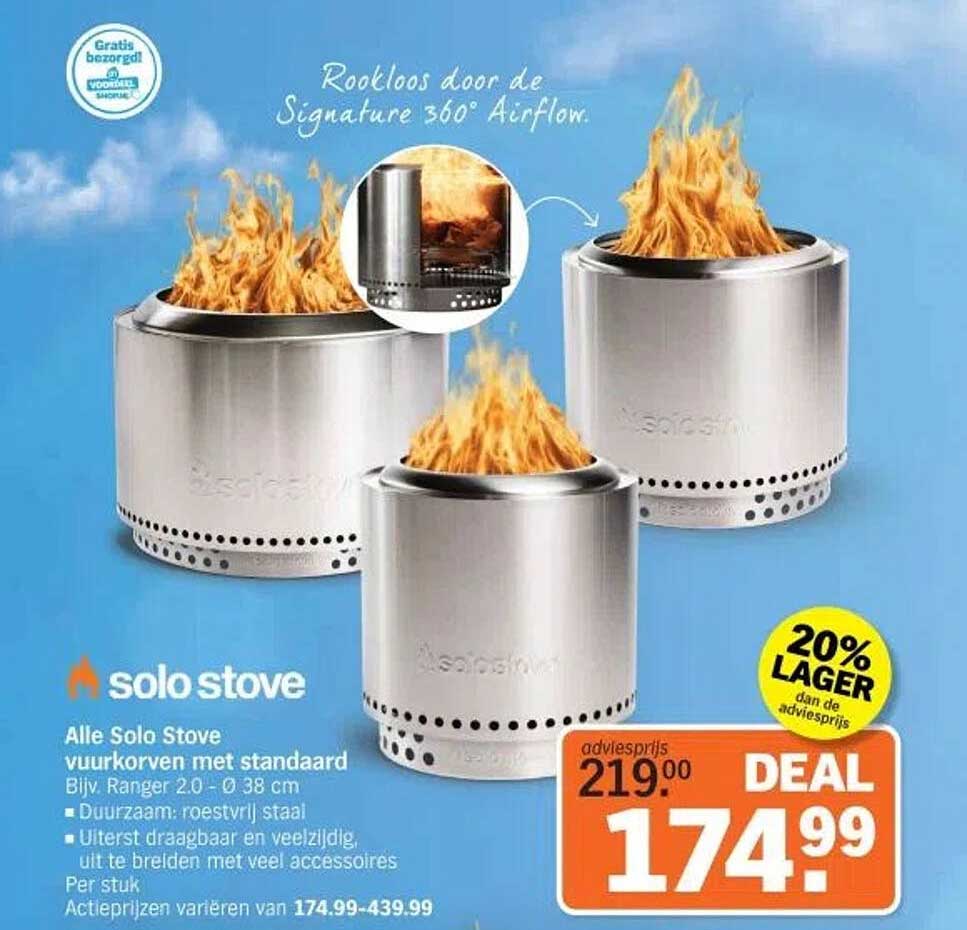 Alle Solo Stove vuurkorven met standaard