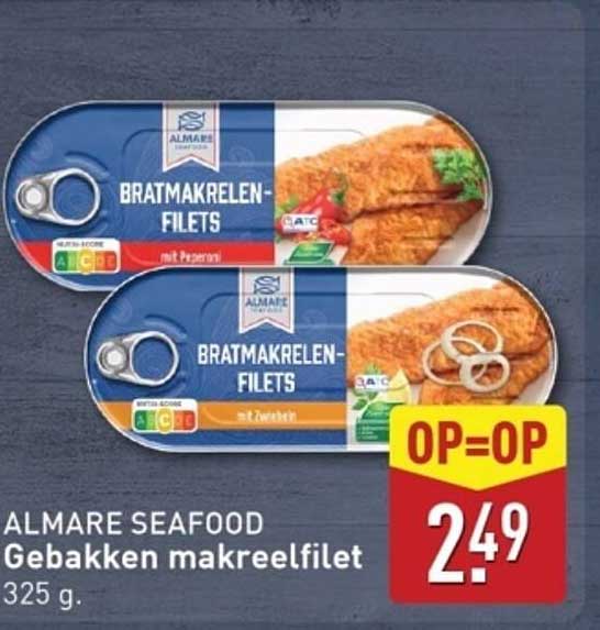 ALMARE SEAFOOD Gebakken makreelfilet