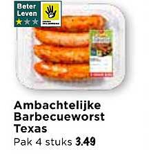Ambachtelijke Barbecuworst Texas