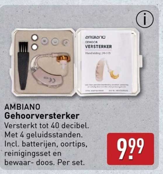 AMBiano Gehoorversterker
