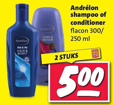 Andrélon shampoo of conditioner flacon 300/250 ml