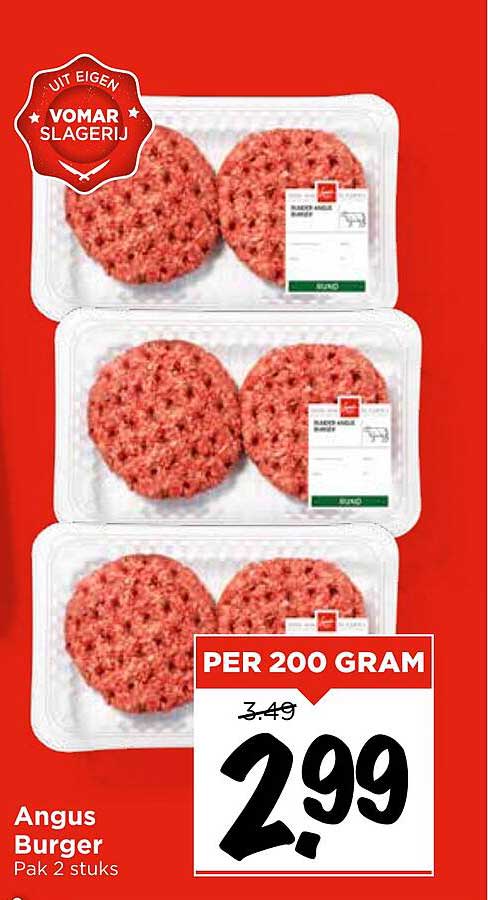 Angus Burger Pak 2 stuks