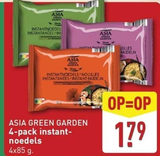 ASIA GREEN GARDEN 4-pack instant-noedels