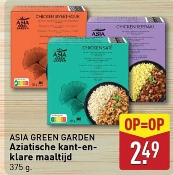 ASIA GREEN GARDEN Aziatische kant-en-klare maaltijd 375 g.