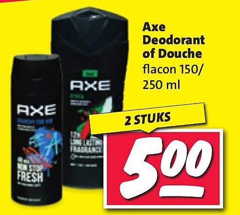 Axe Deodorant of Douche flacon 150/250 ml