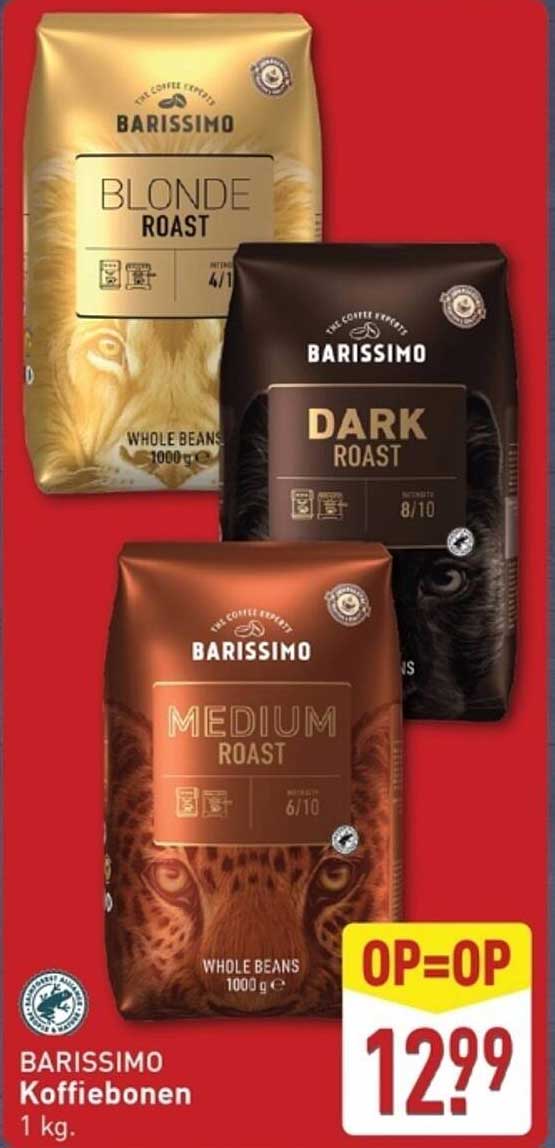 BARISSIMO Koffiebonen 1 kg.