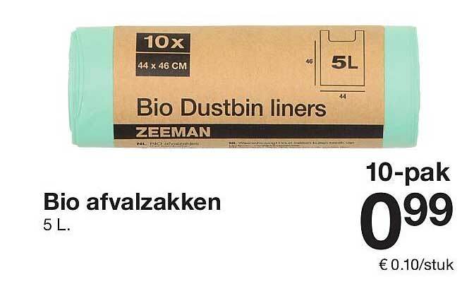 Bio-afvalzakken 5 L
